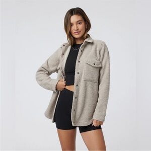 Vuori Sycamore Shirt Jacket in Dark Salt